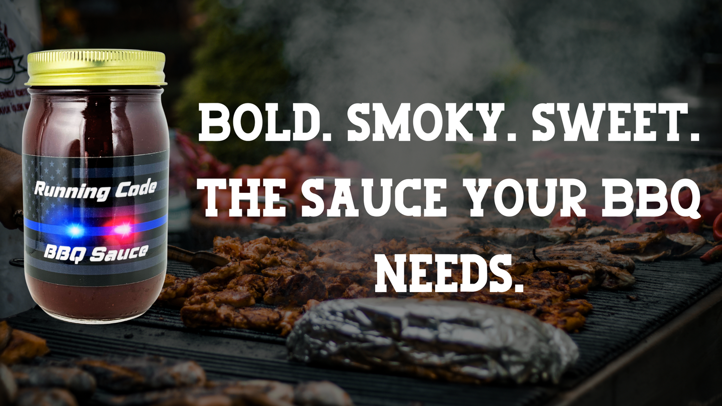 Running Code BBQ Sauce. Sweet Heat, Competition-Ready Flavor