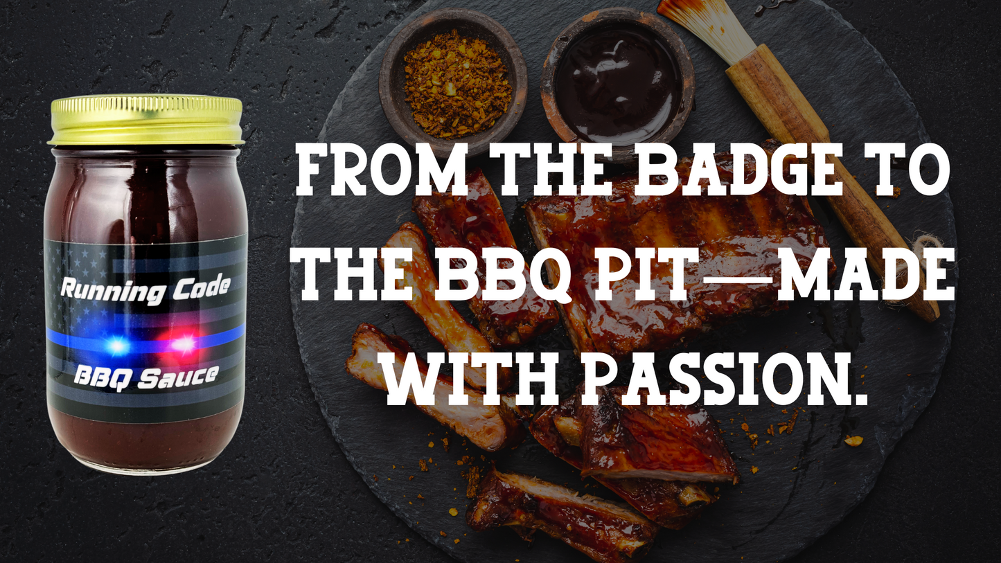 Running Code BBQ Sauce. Sweet Heat, Competition-Ready Flavor